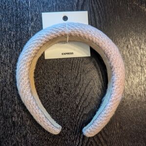 Express Sweater Knit Headband in Pink/Blushing Mauve